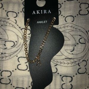 AKIRA Gold Chain Anklet